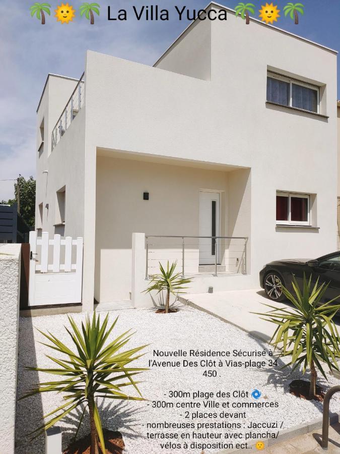 La Villa Yucca Vias Plage - 300M Plage Et Centre Exterior photo